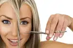 Как подстричь косую челку пошагово фото