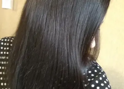 Капус коричневый лакричный фото на волосах
