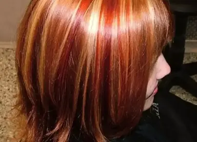 Колорирование на рыжие волосы фото