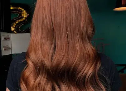 Коричнево рыжий цвет волос фото